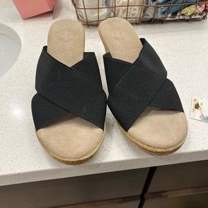 Charleston Shoe Company “backless cannon” Wedge Sandals